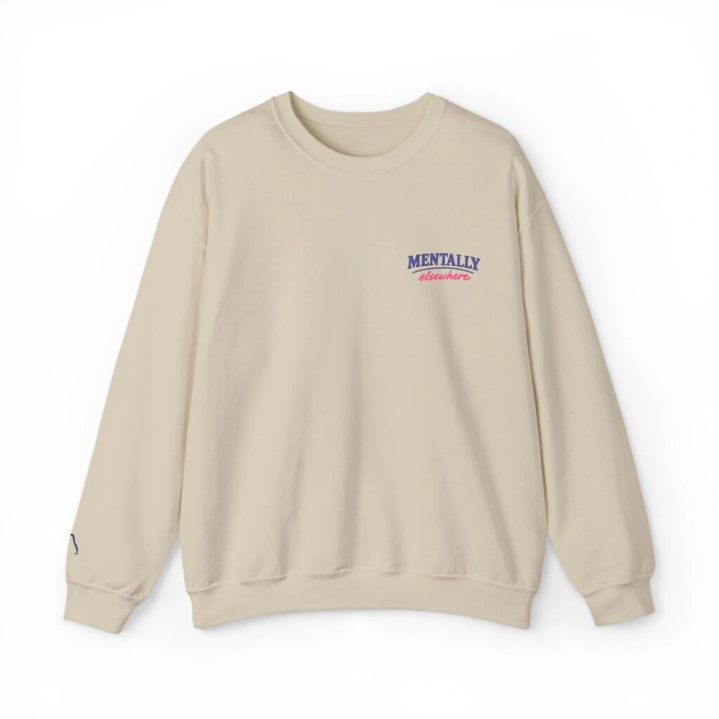 Mentally Elsewhere | Sudadera Beige