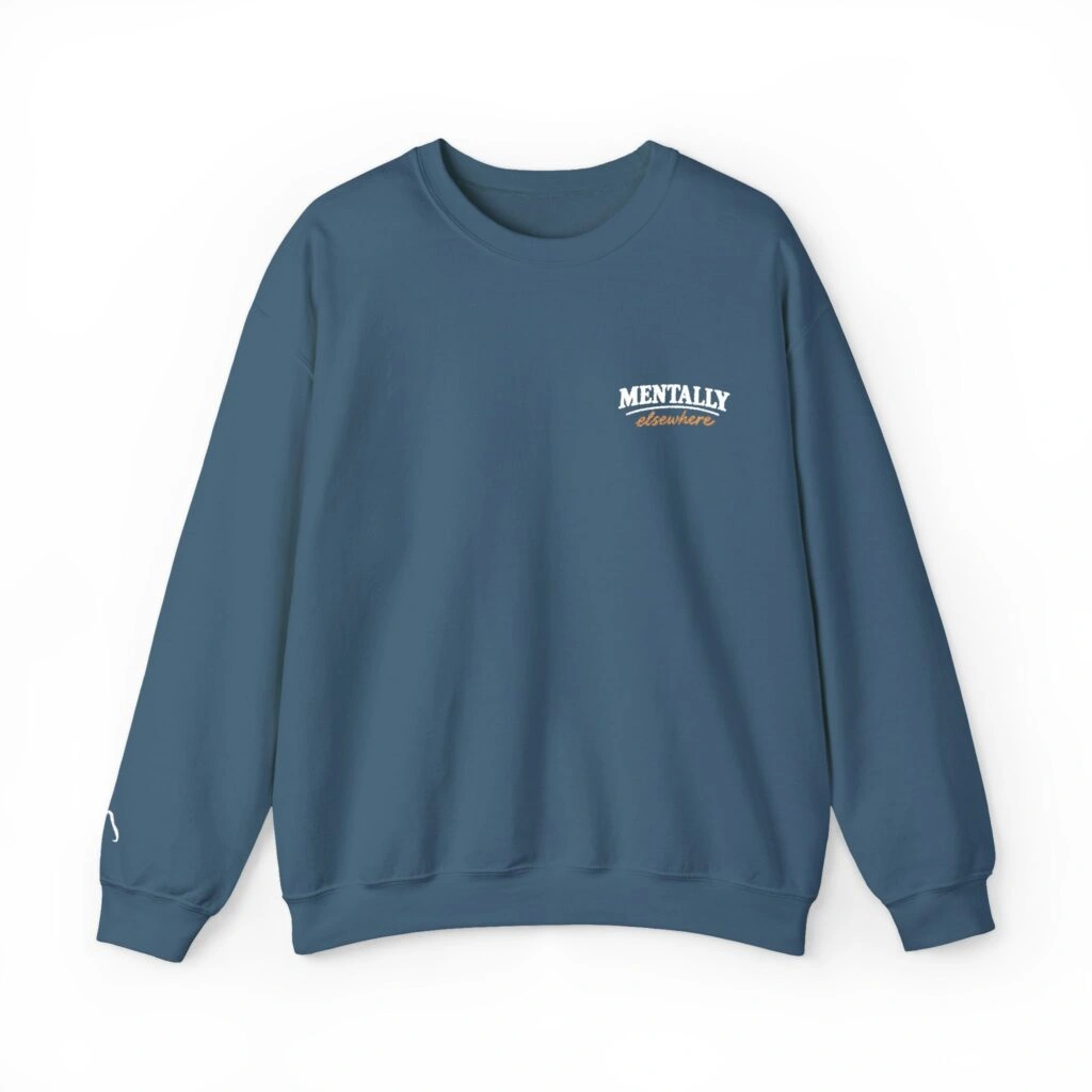Mentally Elsewhere | Sudadera Índigo